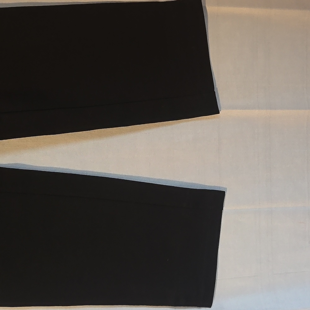 Ruby Ribbon Black Tuxedo Trim Leggings Size Large NWOT - Picture 3 of 9